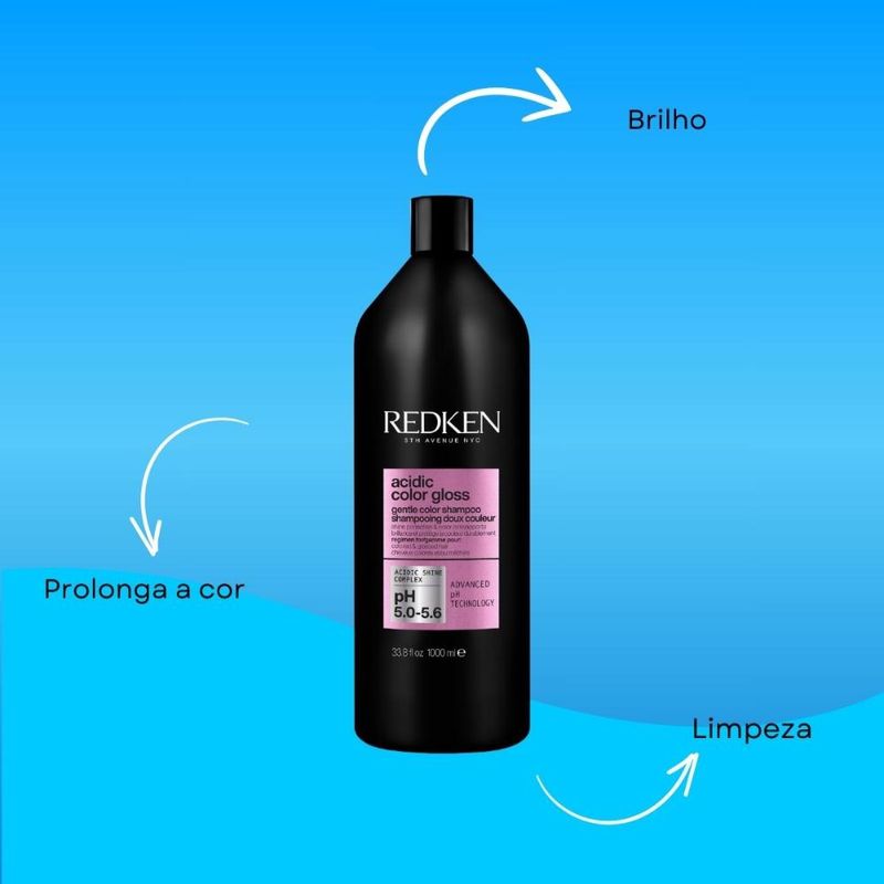 Redken Acidic Color Gloss Shampoo - 1000ml