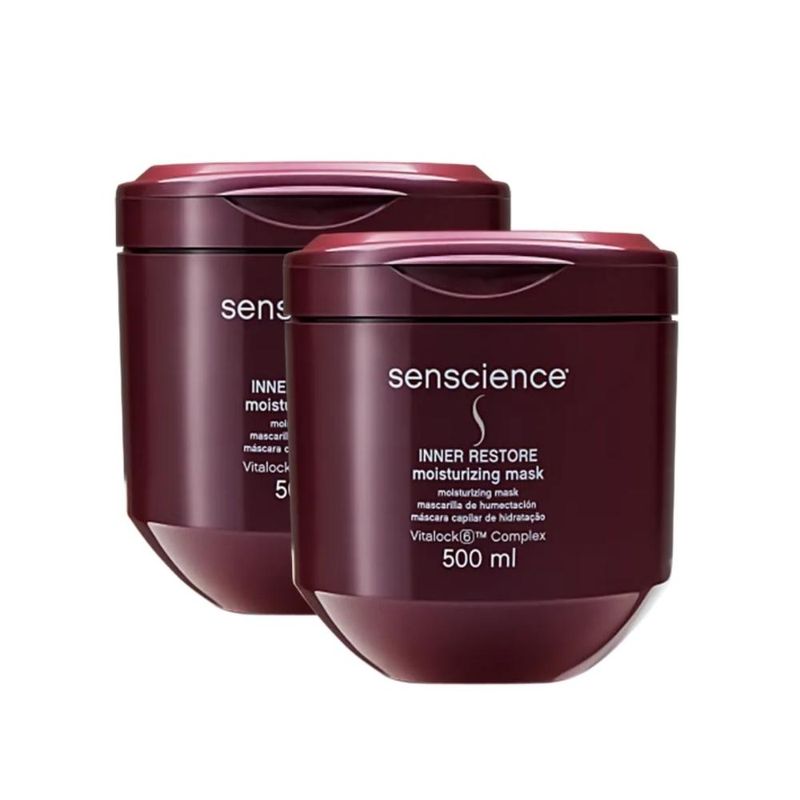 Senscience Inner Restore Kit - 2 Máscaras de Hidratação 500ml