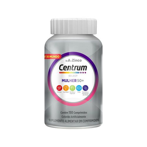 Centrum Select  Multivitaminico Mulher 50 + Vitaminas De A A Z  Com 150 Comprimidos