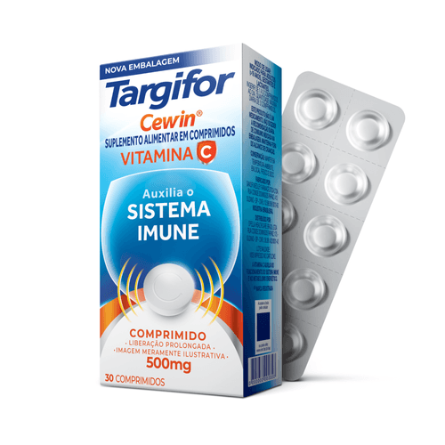 Vitamina C Targifor Cewin 500mg 30 Comprimidos