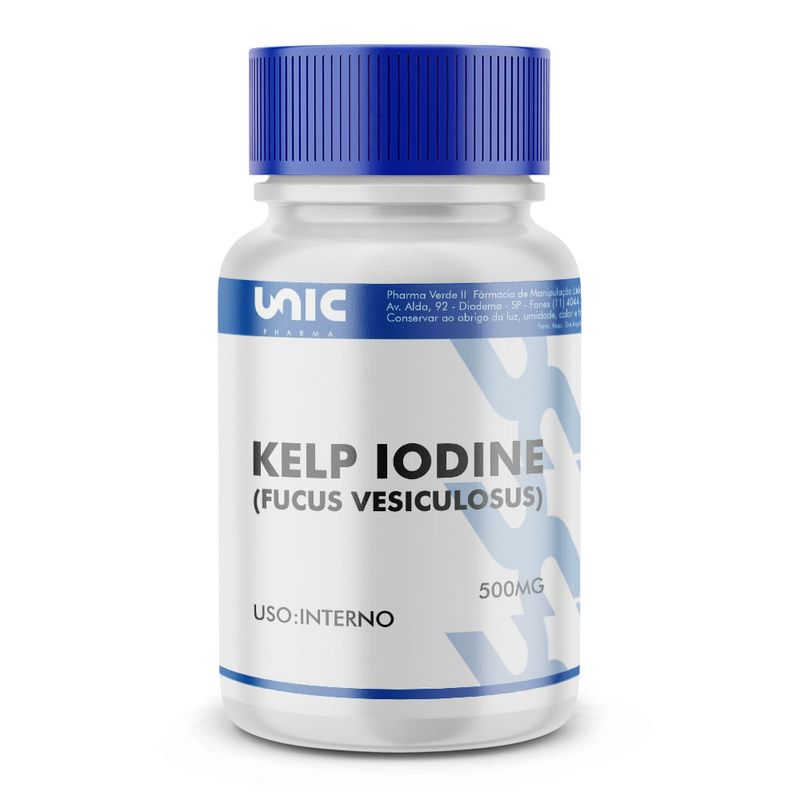 Kelp Iodine - Fucus Vesiculosus 500mg - Pague Menos