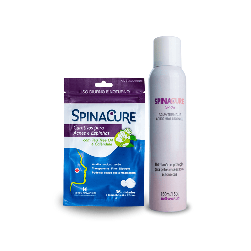Kit Spinacure Curativo (36 Unidades) + Spinacure Spray 150ml