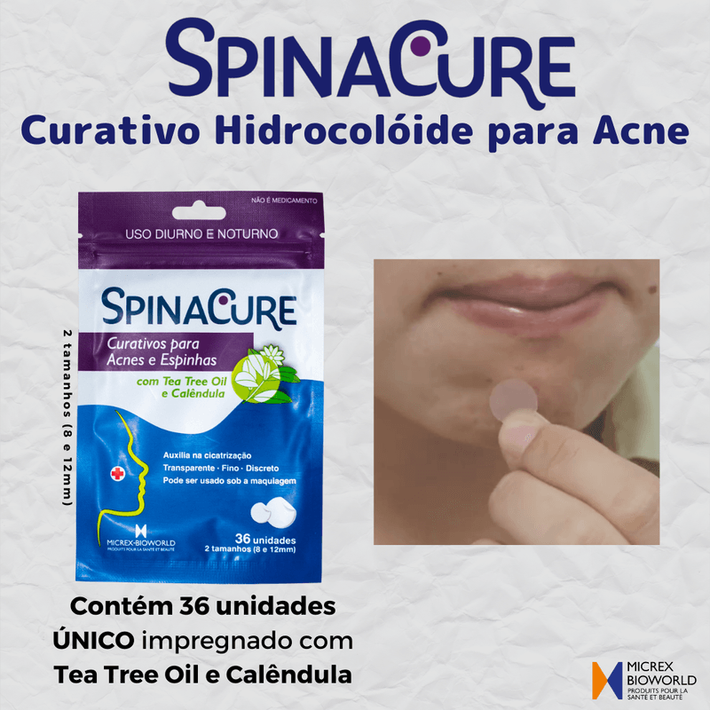 Kit Spinacure Curativo (36 Unidades) + Spinacure Spray 150ml