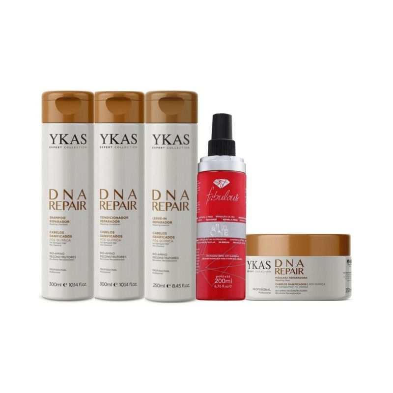 Ykas DNA Repair Completo Pequeno + Fabulous Hair All in One