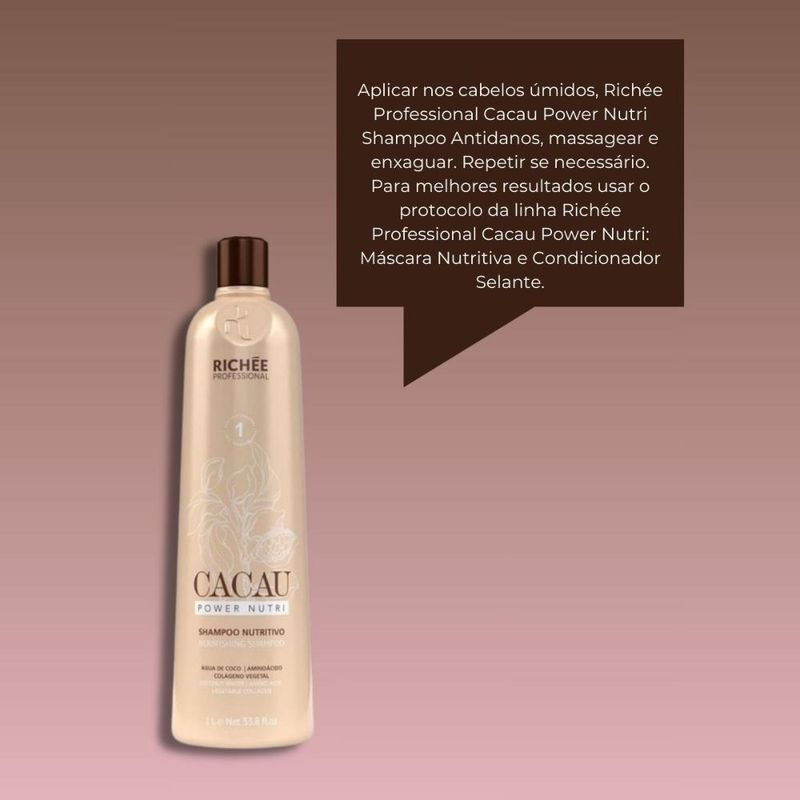 Richée Cacau Power Nutri Shampoo 1L