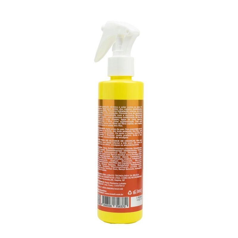 Lowel Professional Hide Sun Spray Hidratante Leave-In 200ml