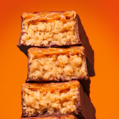 Barra De Proteína Bold Crunch Caramelo Chocolate 50g